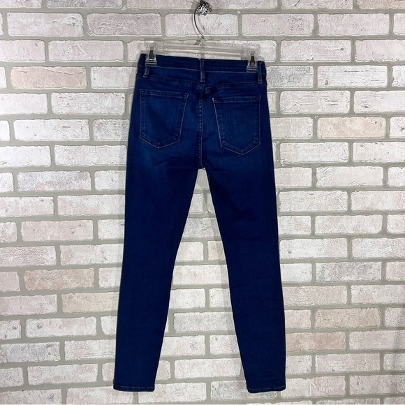 Frame Denim Le Skinny de Jeanne Crop Jeans in Cantine Wash Size 27 - Picture 5 of 9